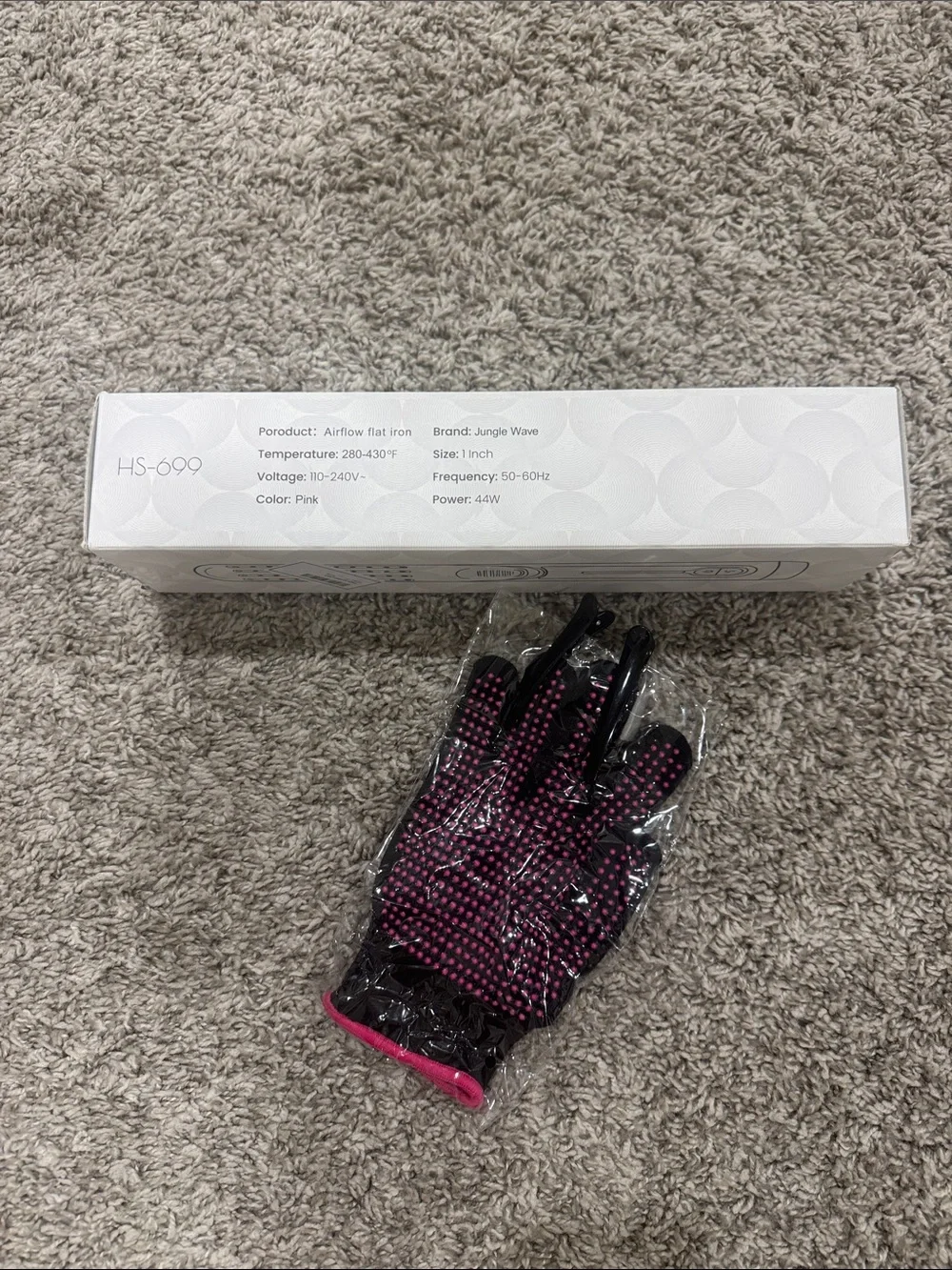 Pink Airflow Flat Iron Hair Styler